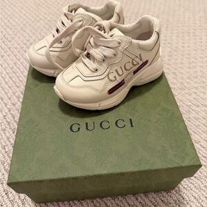 Gucci Kids Beige Sneakers